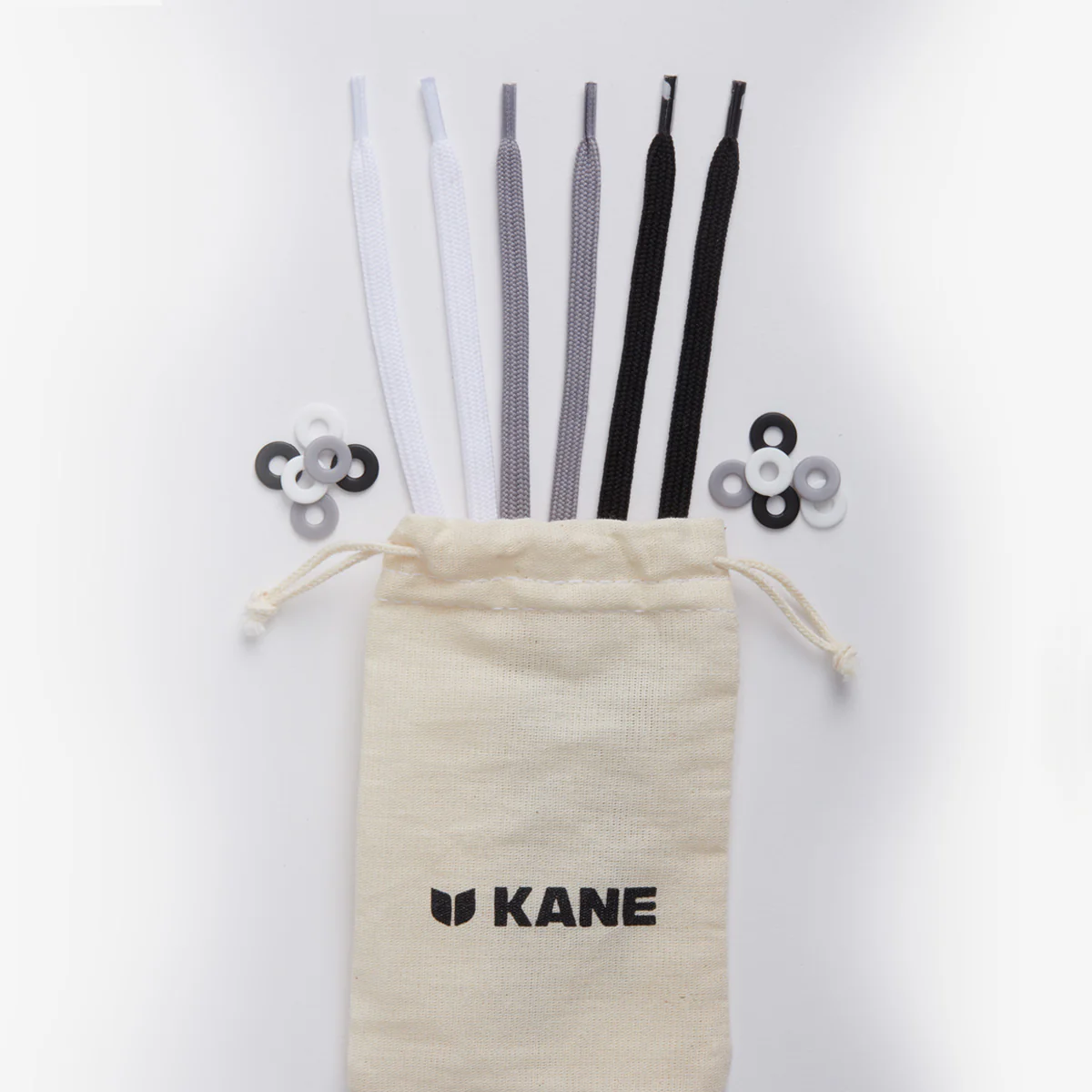 Replacement Hang Loop Lace Pack - Grayscale