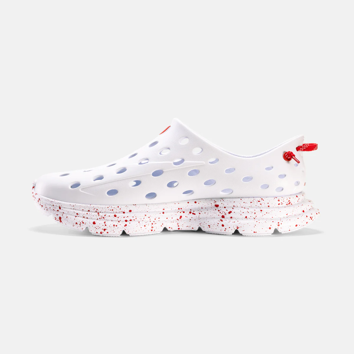 Revive - All White / Red Speckle